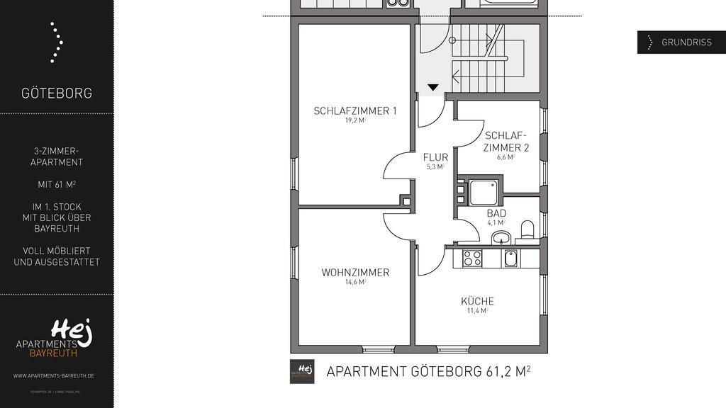 Hej Apartments بايروث المظهر الخارجي الصورة